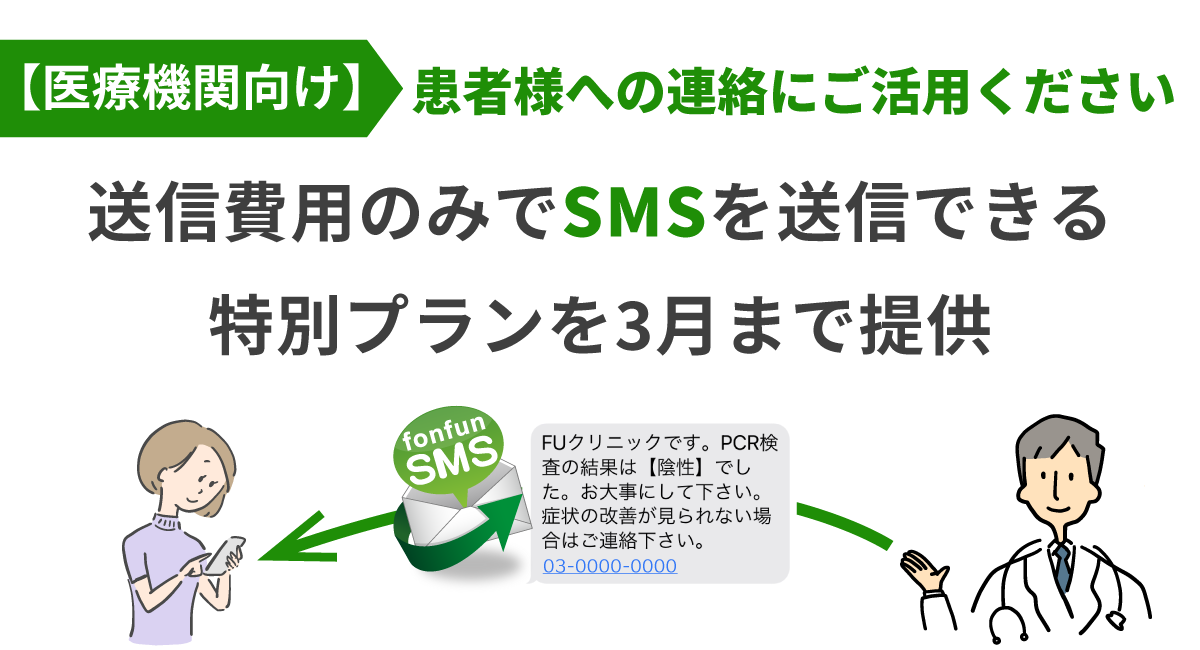 医療機関向けの特別プランを提供